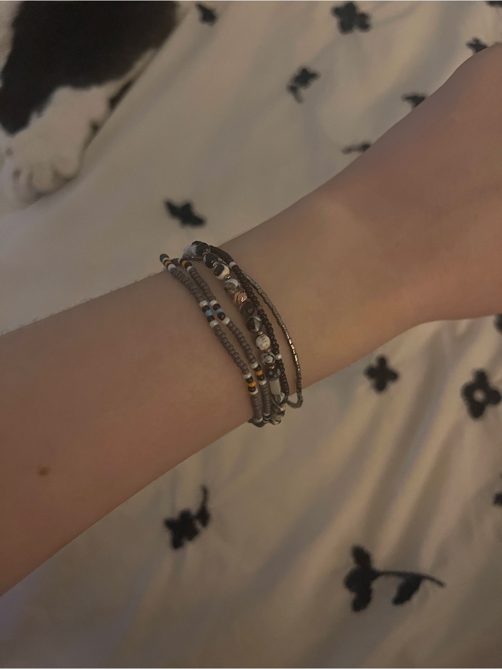 Lureme Stackable Beaded Bracelet